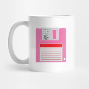 Floppy Disk (Cyclamen Pink Colorway) Analog / Computer Mug